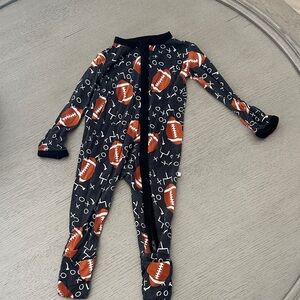 Touchdown Football Kids Footie Pajama